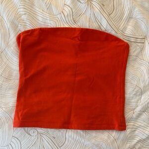 Aritzia Bright Red tube top (size m)